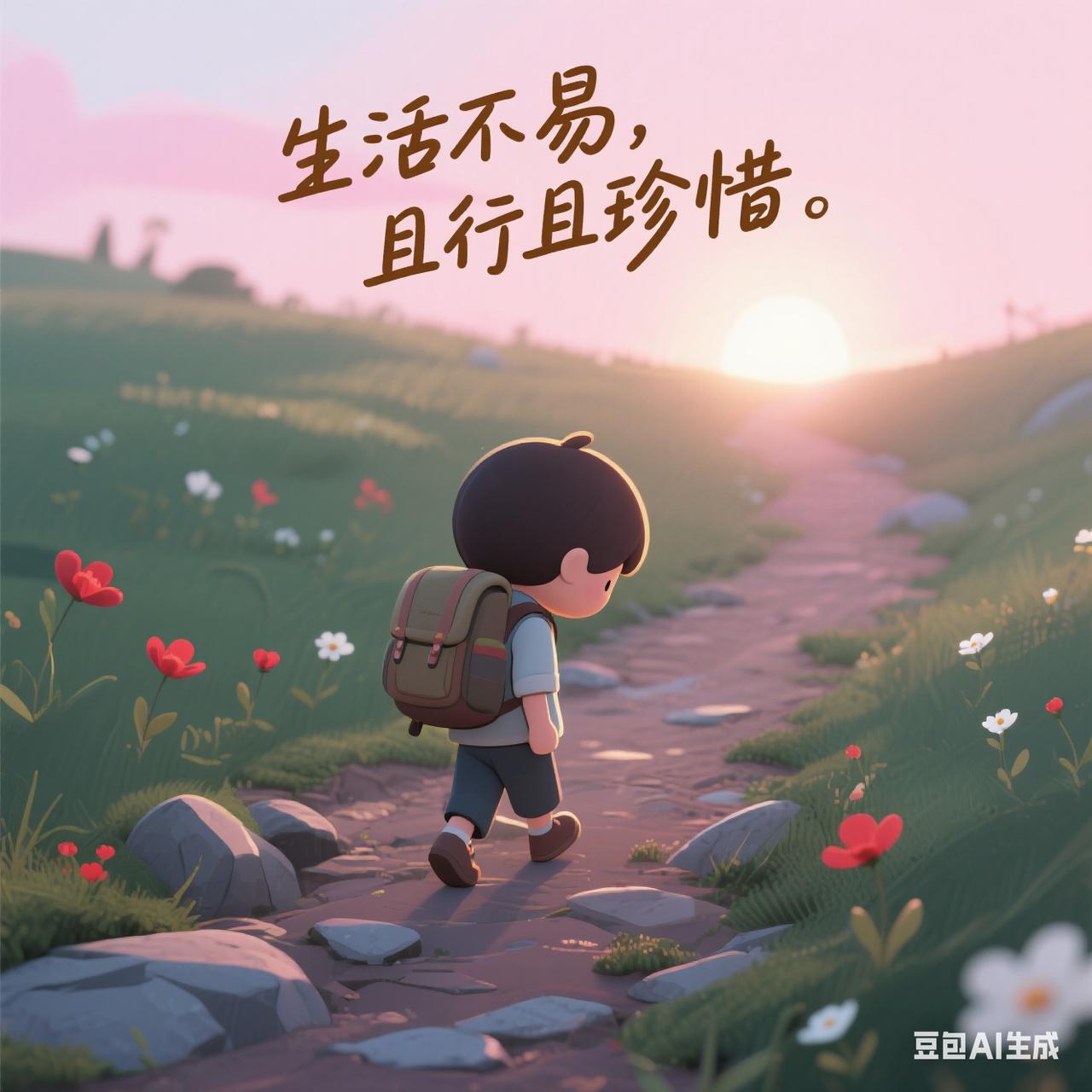 人这一辈子，
别为难自己。
怎么开心，就怎么活。
别想太多，别扛太多。
别人的看