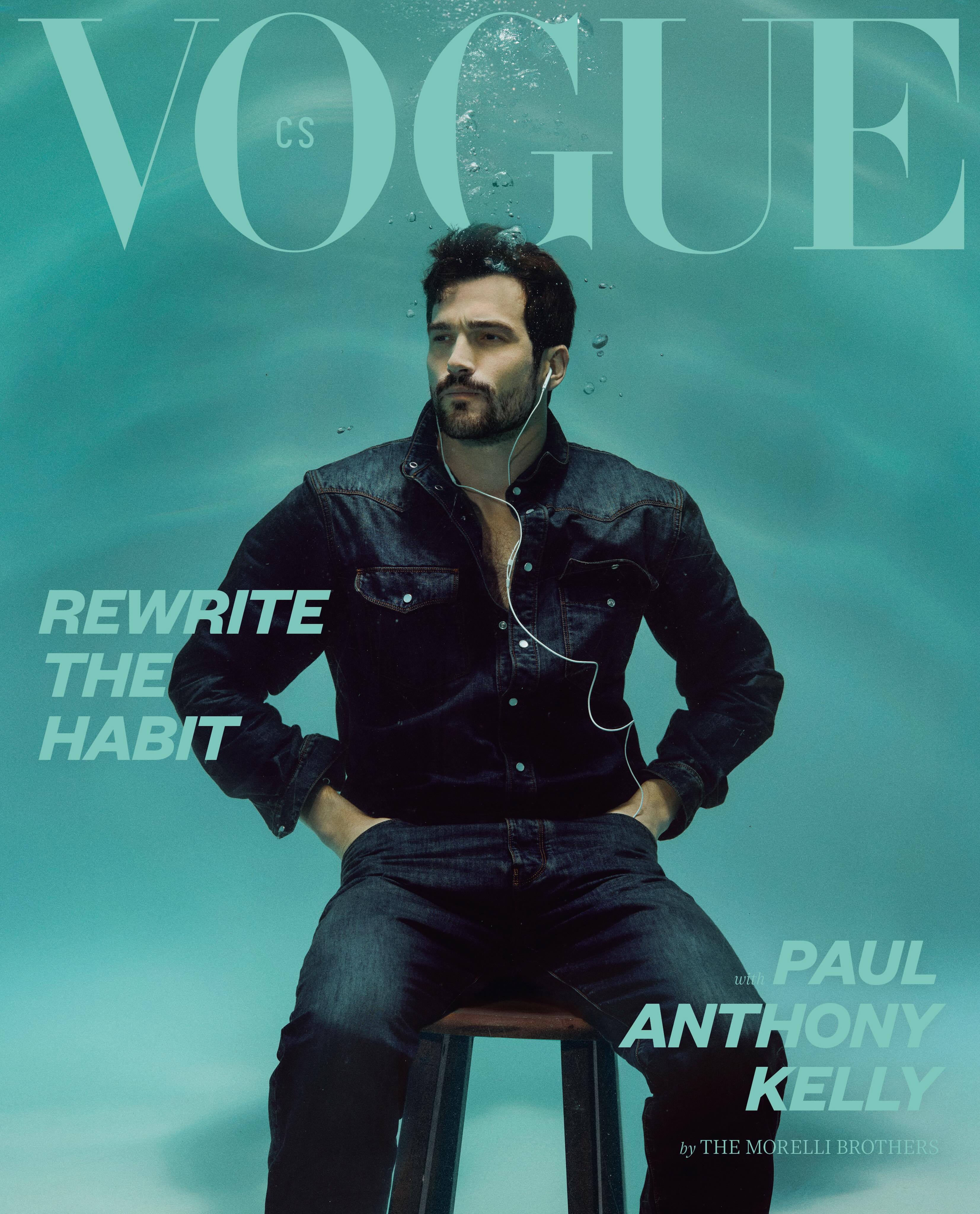 Paul Anthony Kelly 亮相捷克版Vogue 六月刊封面大片，身穿