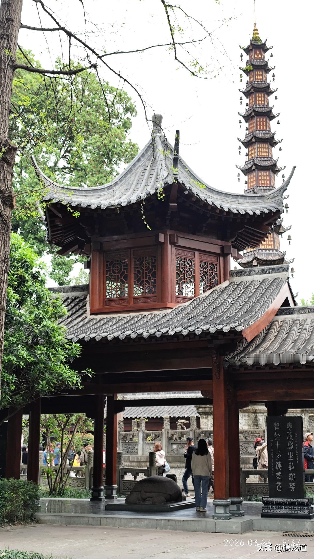 真心话茶局四川成都文殊院景色