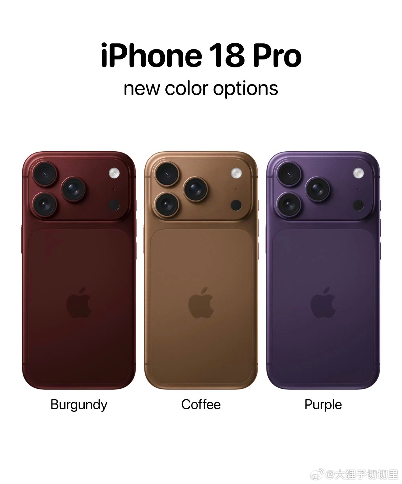 iPhone18Pro黑色款或继续缺席 黑色没有没关系，但18 Pro 应该会把
