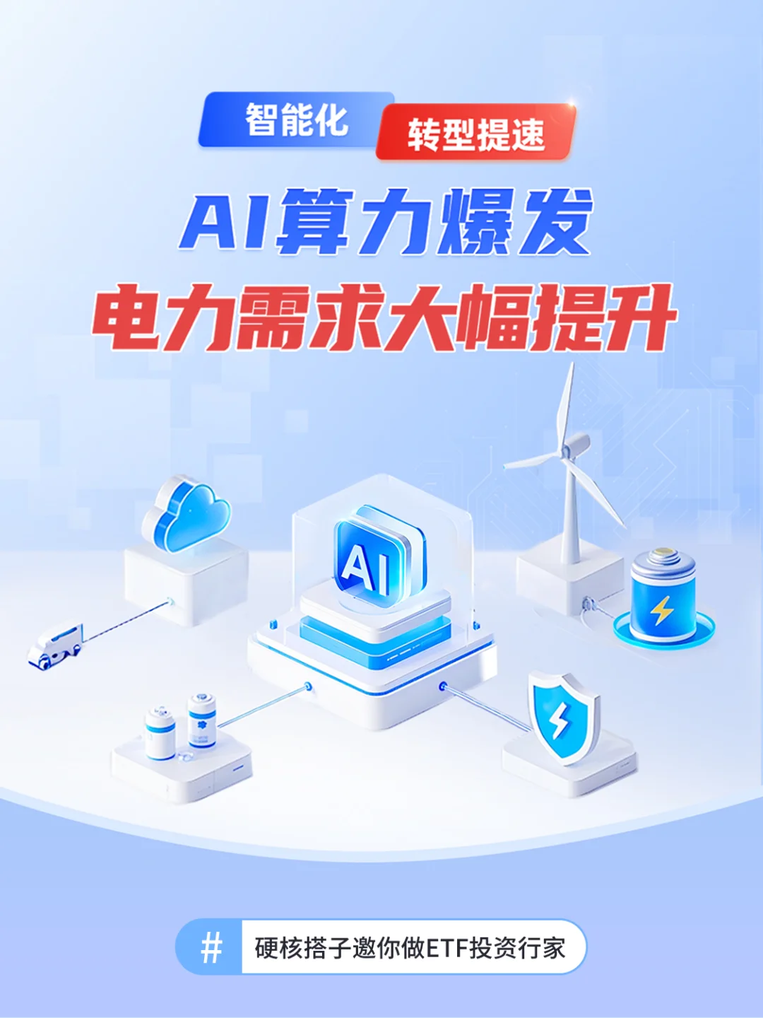 🔥AI算力爆发，电力需求大幅提升！