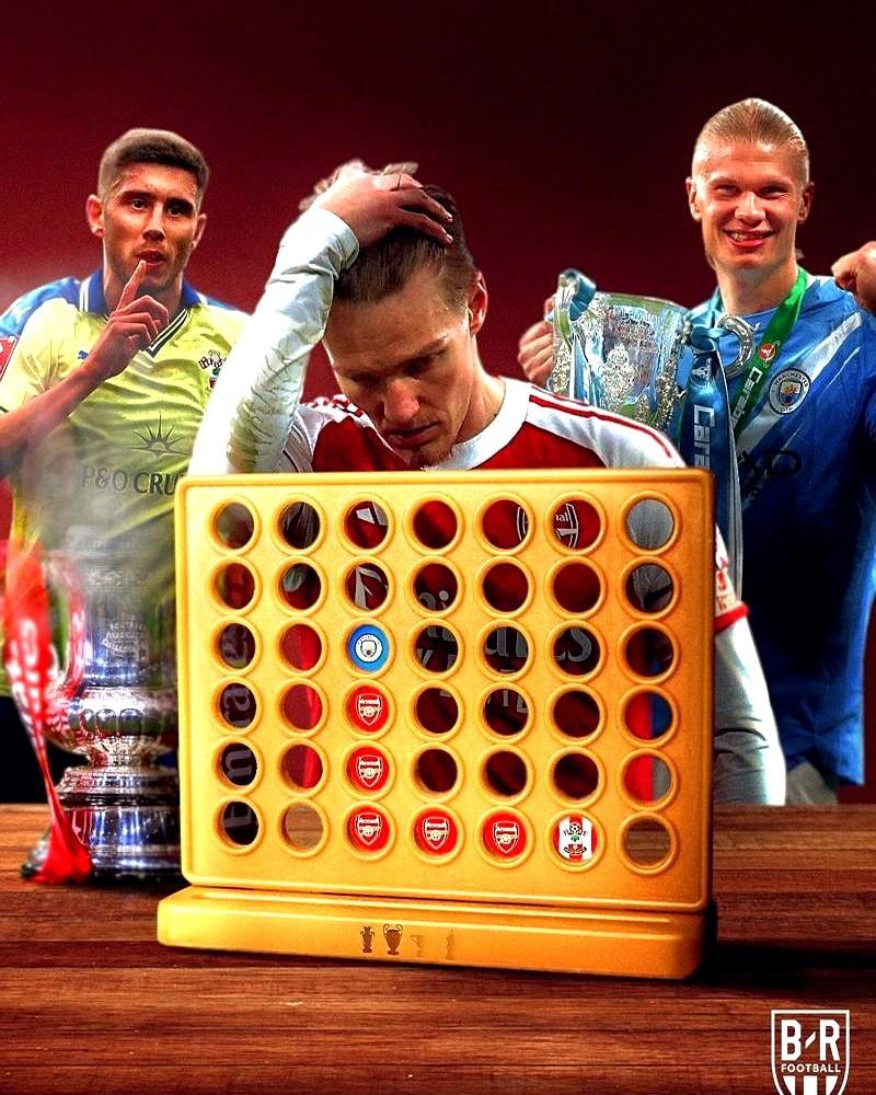 阿森纳又出事了，足总杯竟然1-2输给了英冠球队南安普顿！

15天内，联赛杯和足