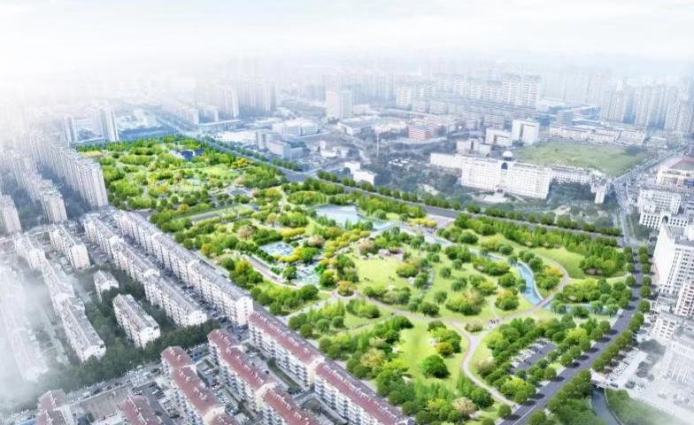 【四项海绵城市重点工程竣工开放】近日，我市城区龙河公园、锅底山区域、北郊支渠游园