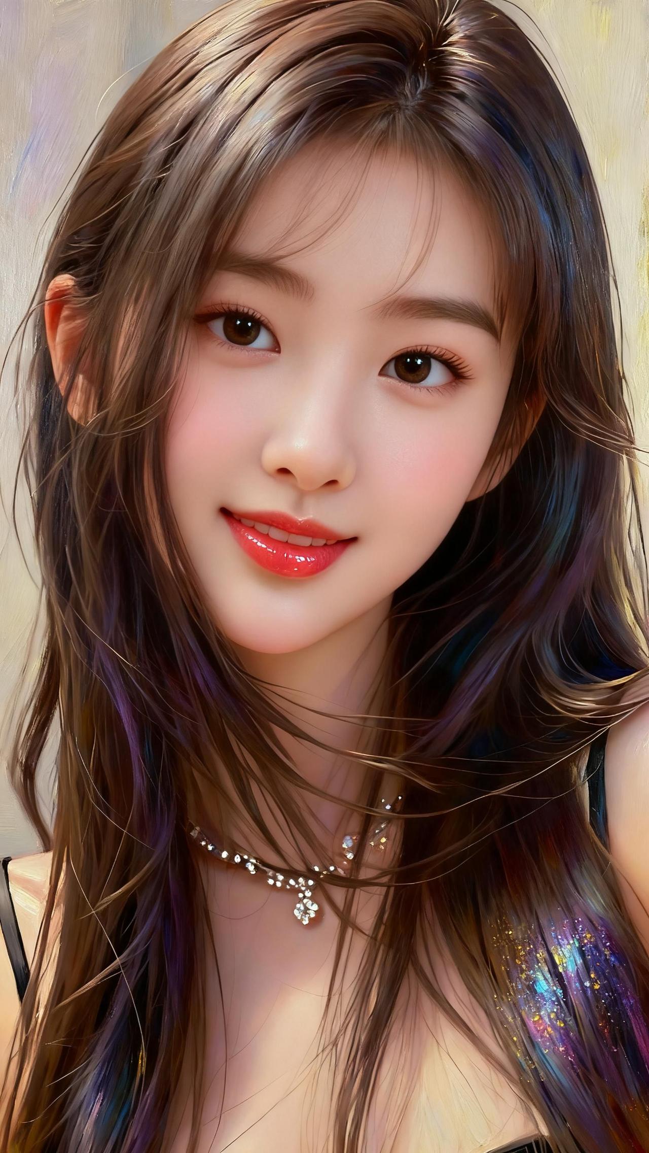 梦幻油画美女抖音ai创作