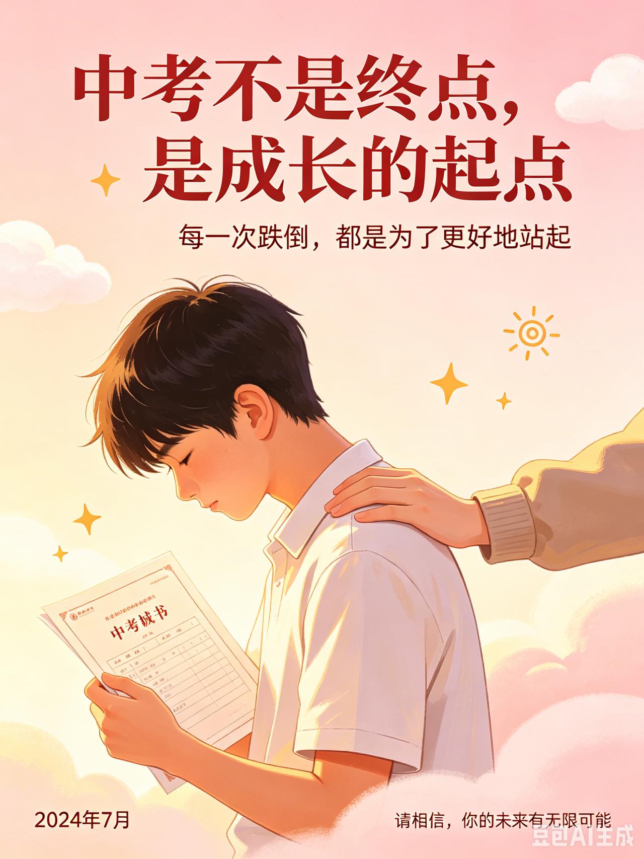 先把这句话刻心里：中考只是分岔路，不是断头路
1. 现实大实话
考不上普高≠没前
