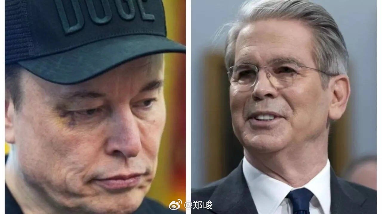 马斯克转发了关于美国财政部长贝森特威胁要揍人的新闻。别有意味啊。据报道，贝森特在