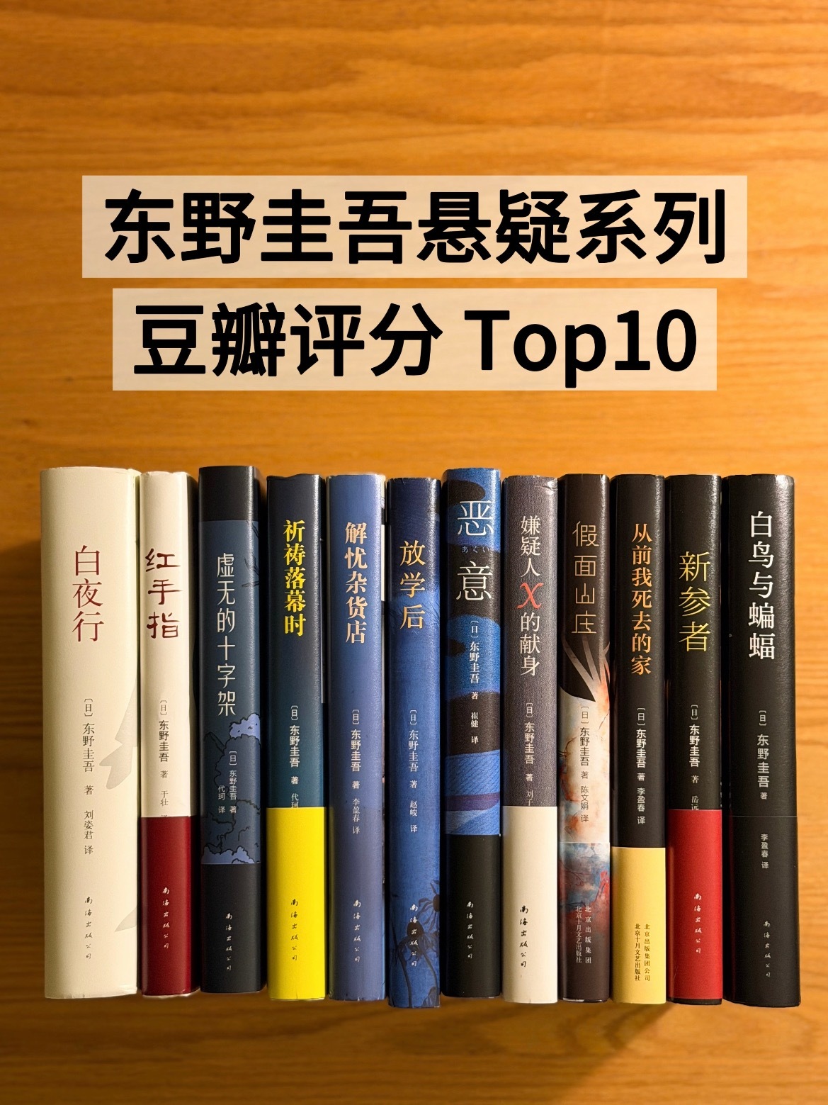东野圭吾去世 RIP第一次听到这个作家的名字，是看了电视剧《白夜行》。虽然看完有
