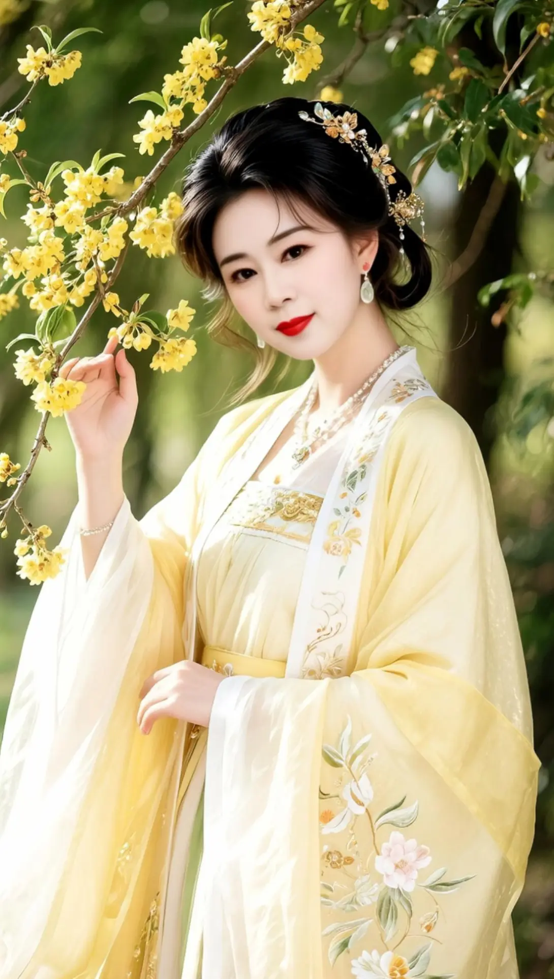 AI春日汉服照 随变ai随便玩