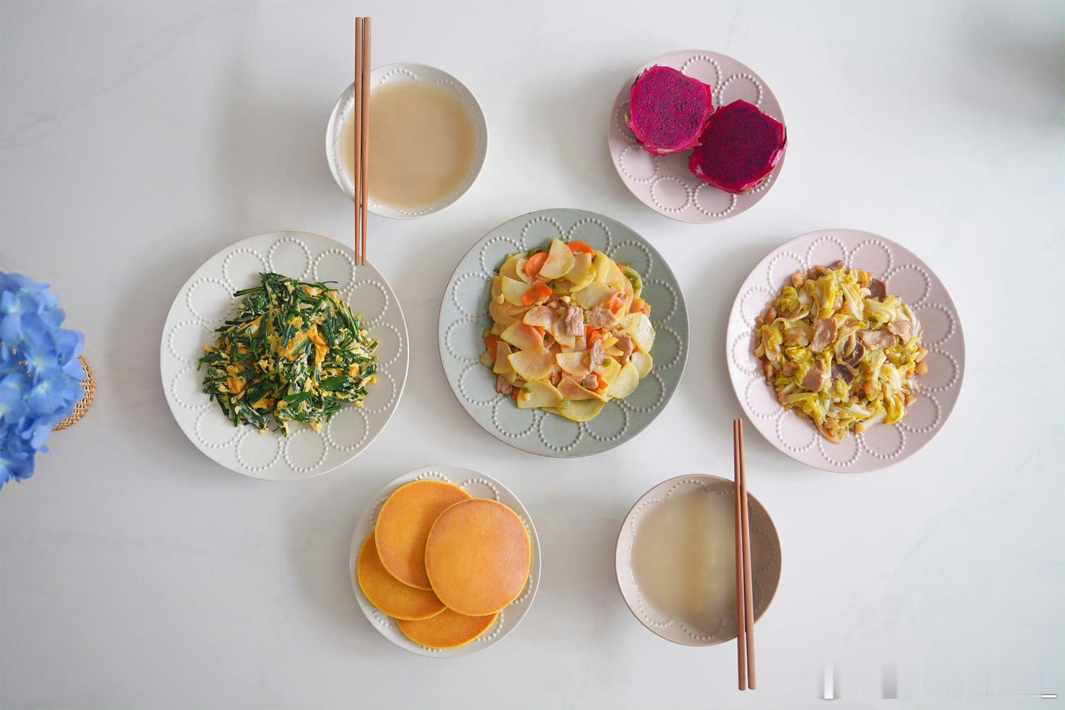 周四早同一角度早餐桌🏠   