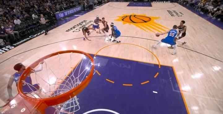 刚刚结束一场NBA季后赛，雷霆和太阳打得很凶，最后雷霆121-109赢了太阳，拿