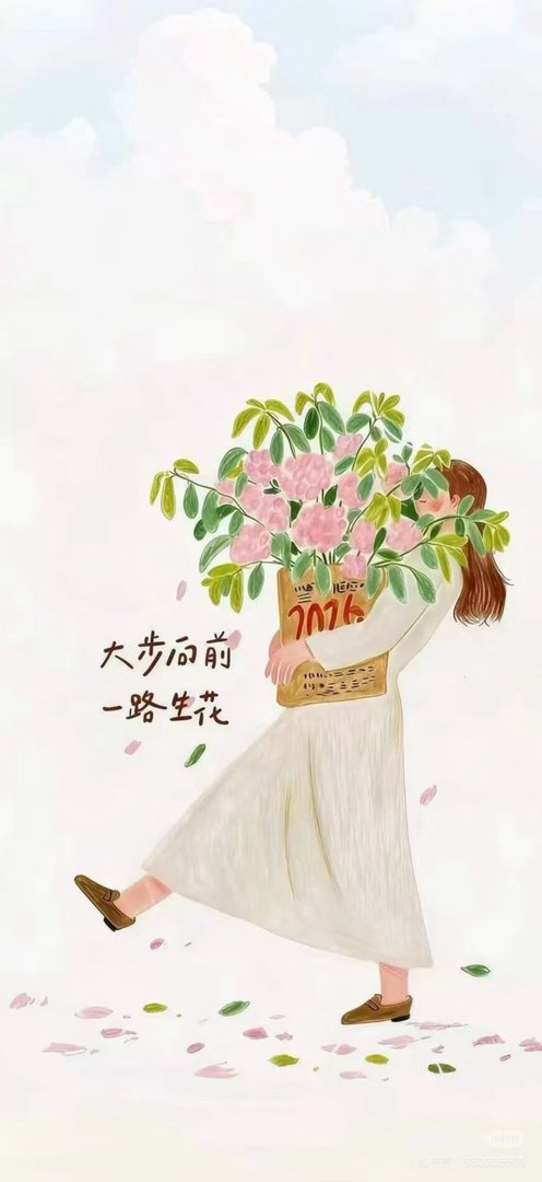 每日一善 千花百卉含苞笑，杨柳飘絮争春俏。溪水鱼跃浅滩处，莺歌燕舞蜂蝶蹈。春光明