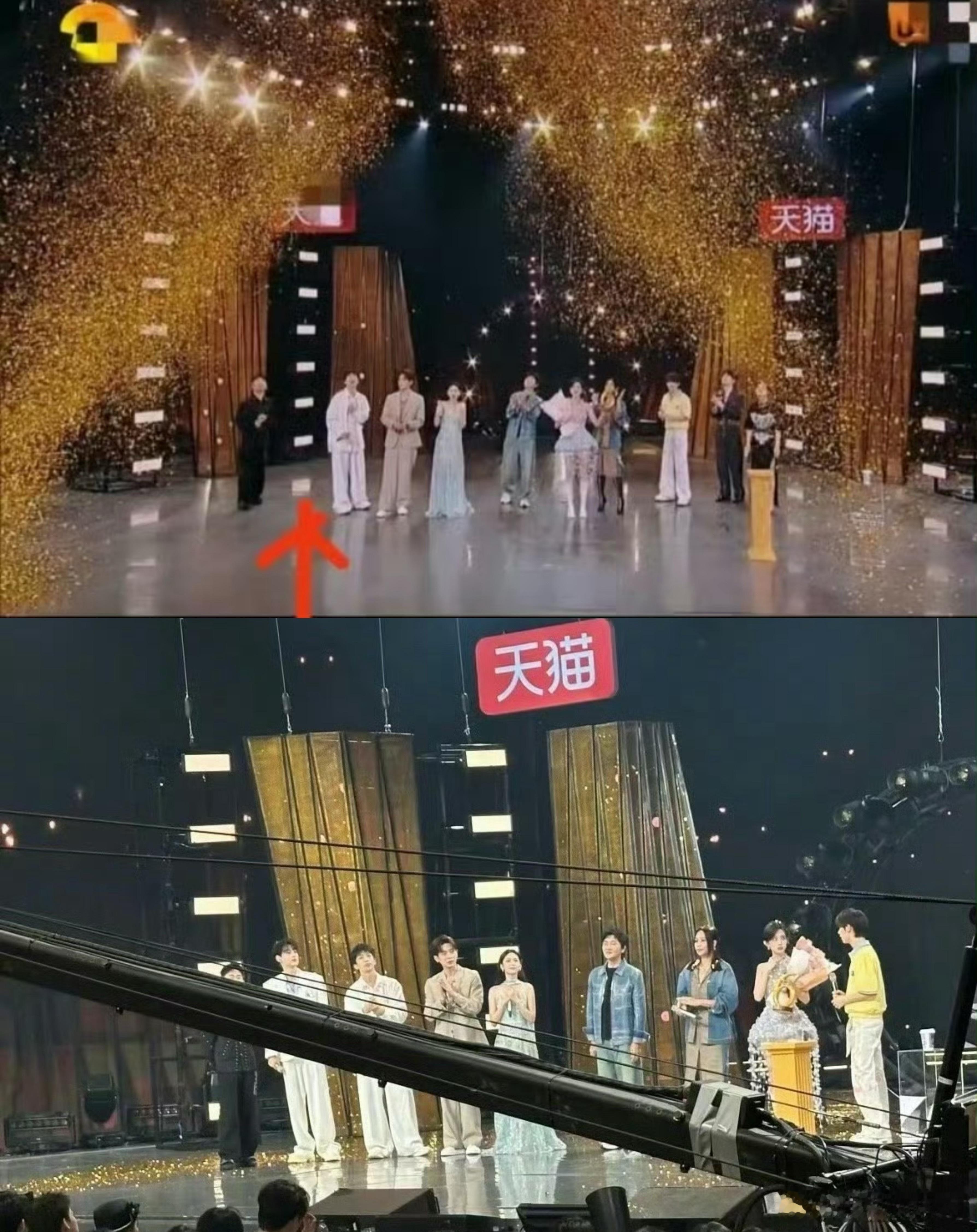 你好星期六 田栩宁今晚的《你好星期六》田栩宁因为不可抗力因素，镜头被剪光了。导致