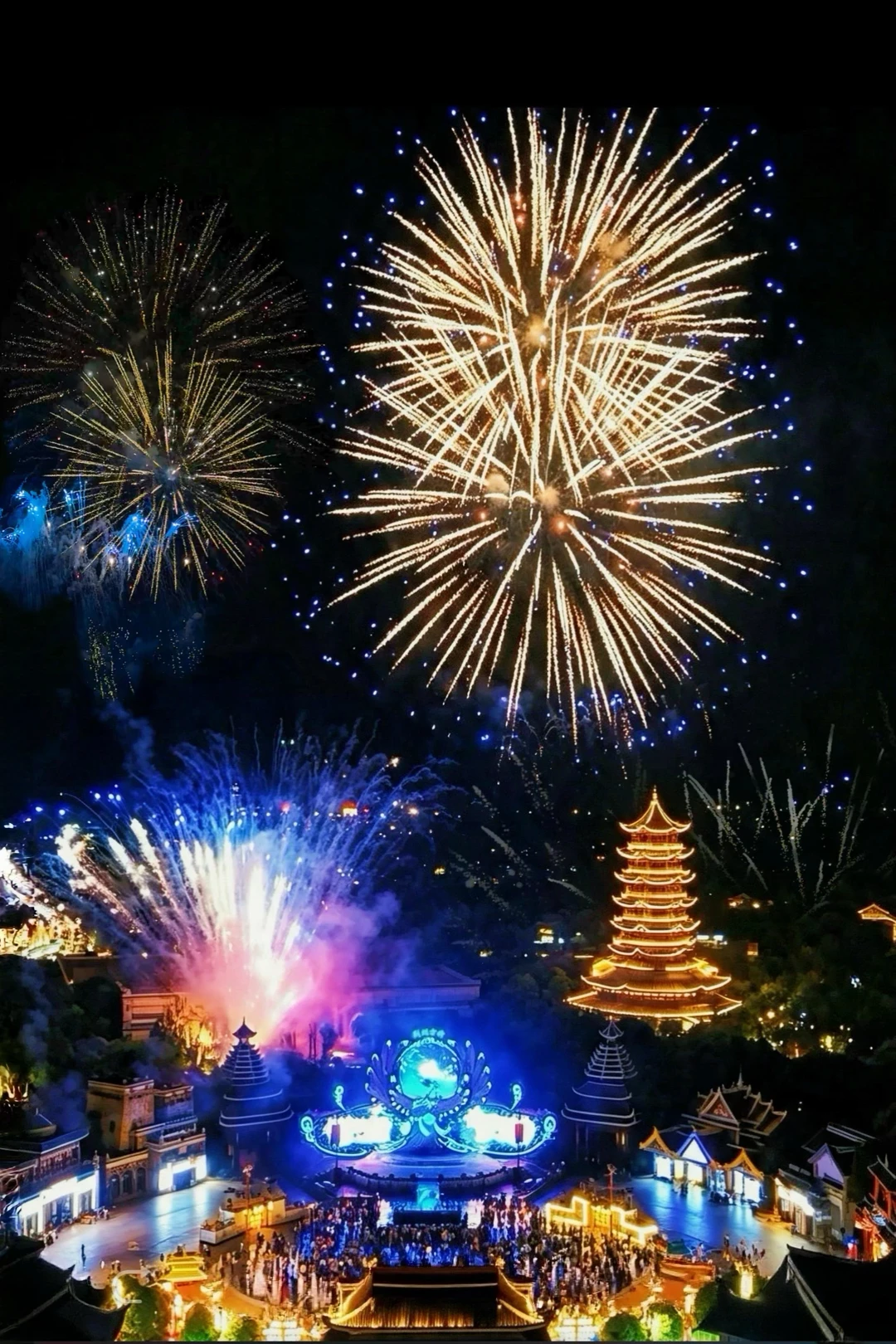 为了这场限定花火🎆，我专门去了趟荆州‼️