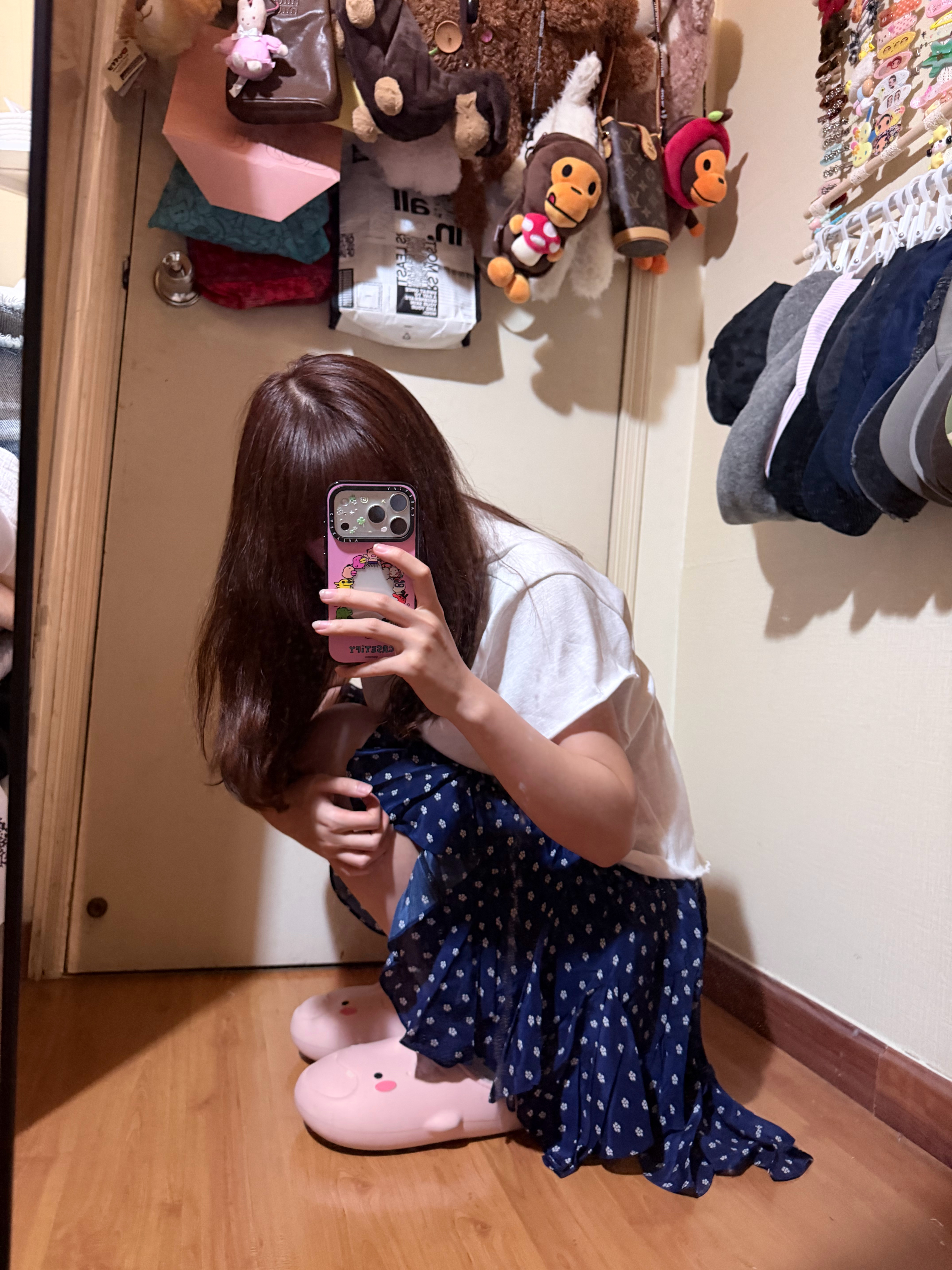 🍑tsmall灵动小碎花！图二我动动动哈哈哈哈啊啊不要配这个衣服 是我在试 懒