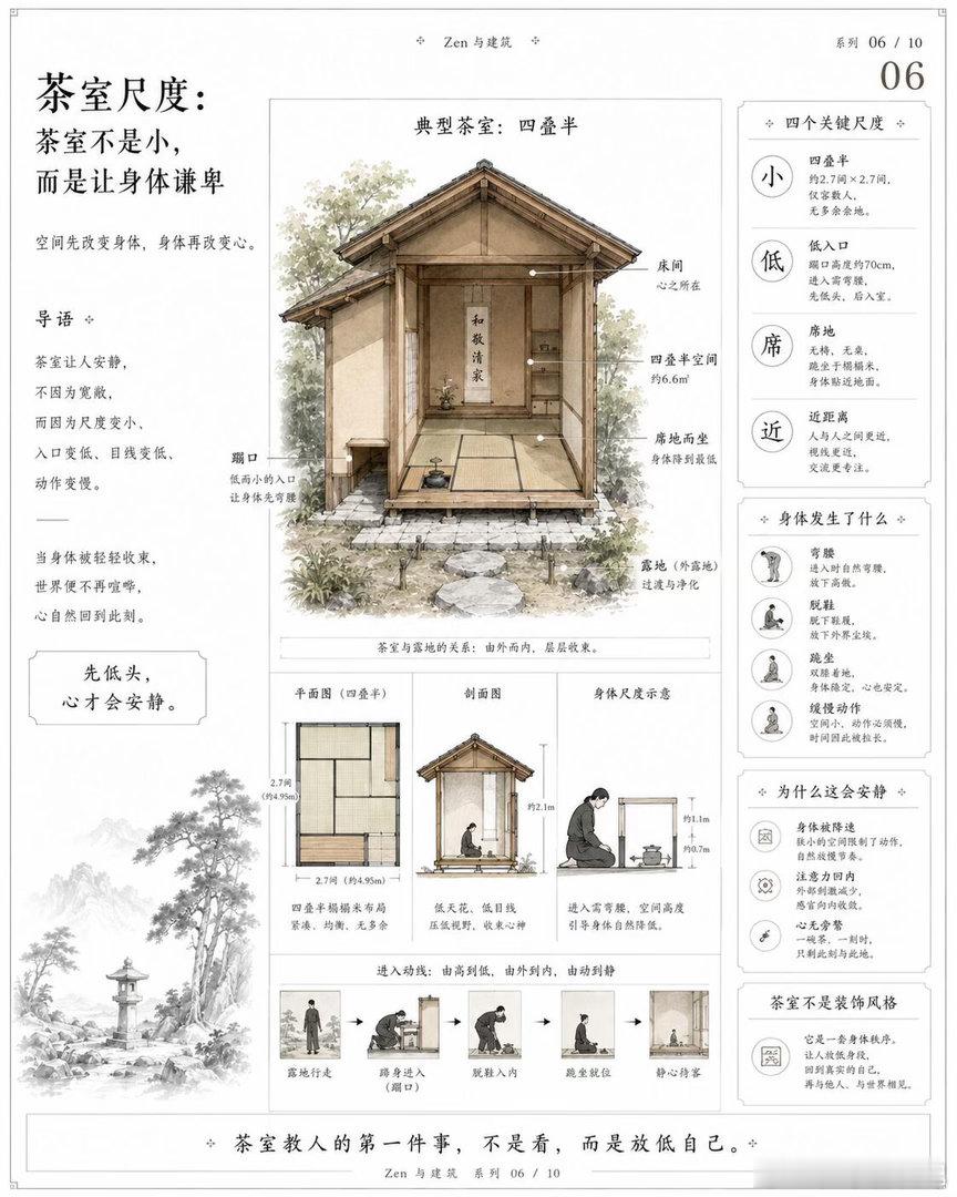 禪與建筑｜空间如何讓人安靜下來。有没有一种建筑空间，你一走进去，就会不自觉地放轻
