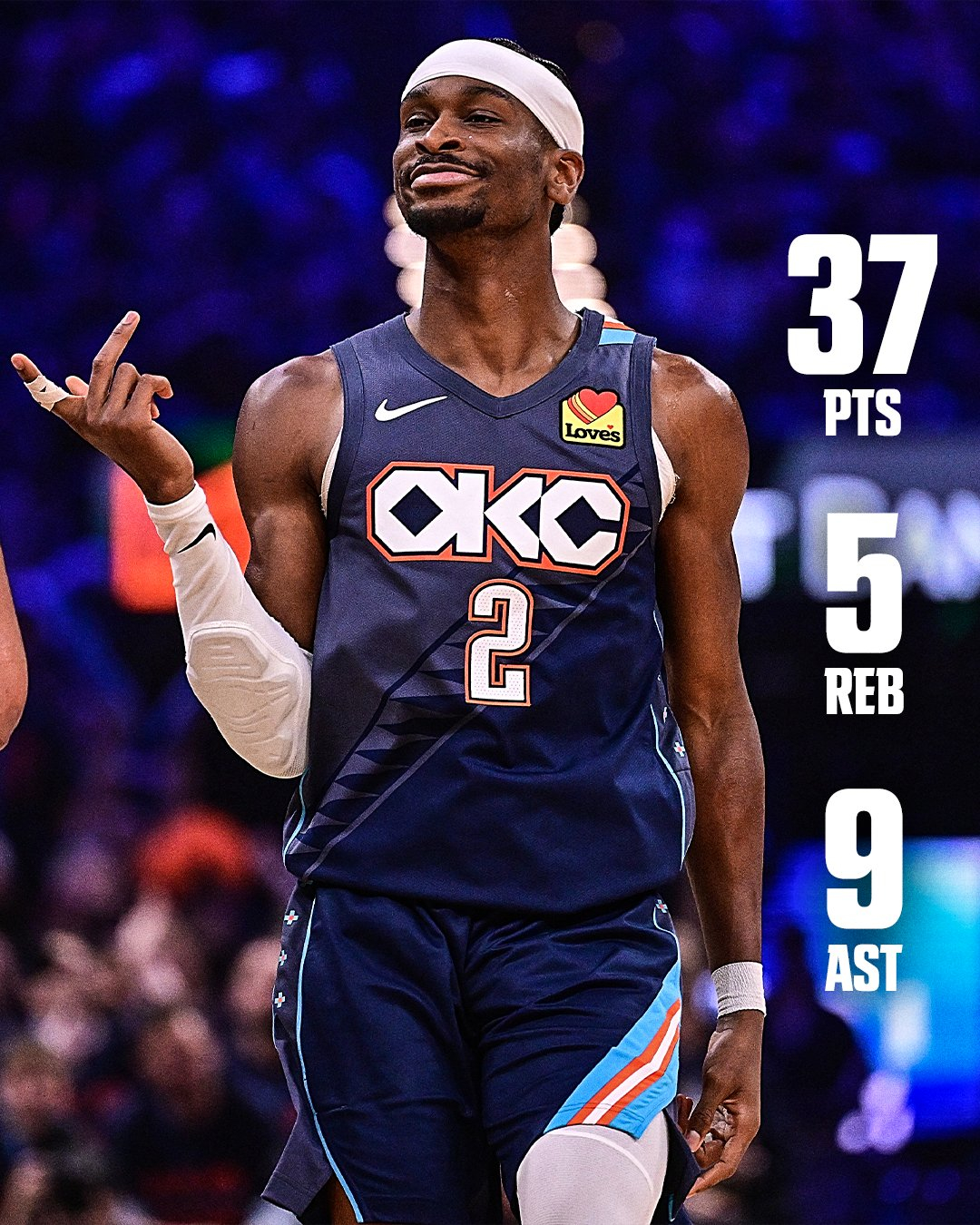 SGA还是太强了。NBA