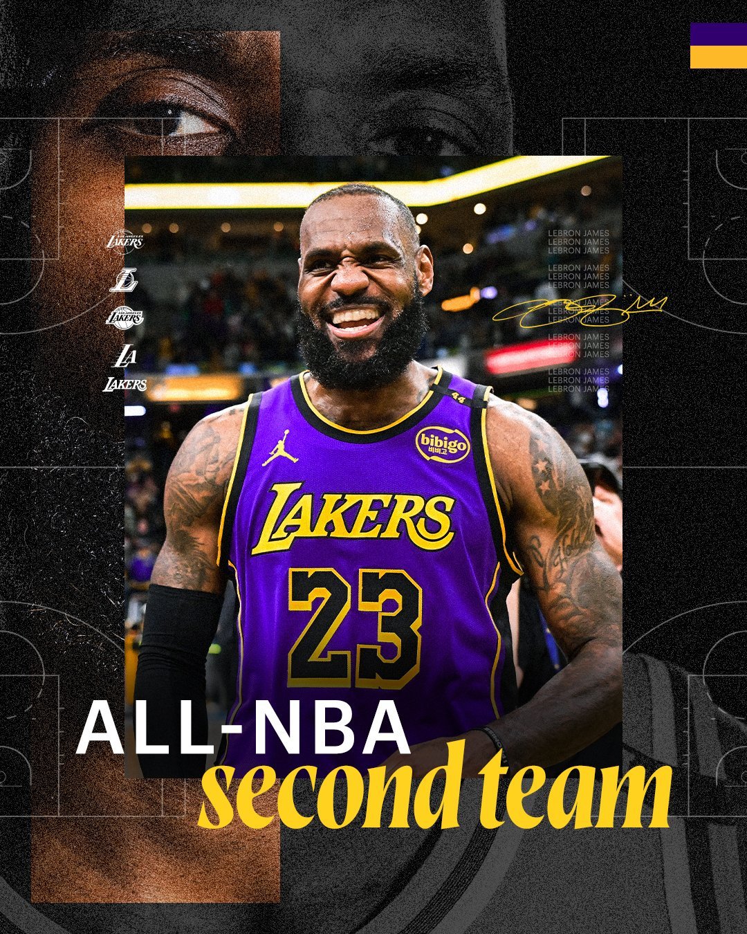 詹姆斯连续21个赛季入选最佳阵容，NBA历史最老的最佳阵容球员，超越的是…去年的
