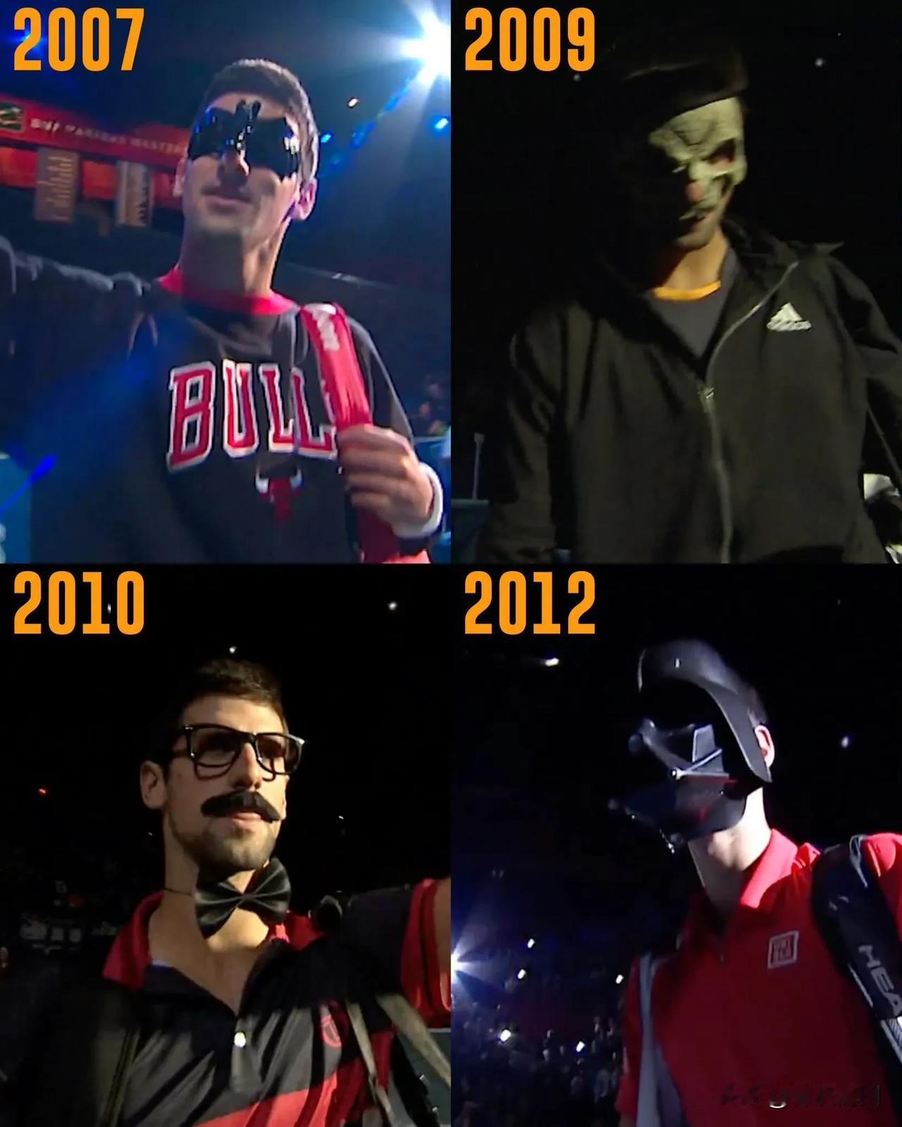 德约科维奇参加巴黎大师赛时，会在万圣节那天出场时装扮出场的，是开场时的一个小惊喜