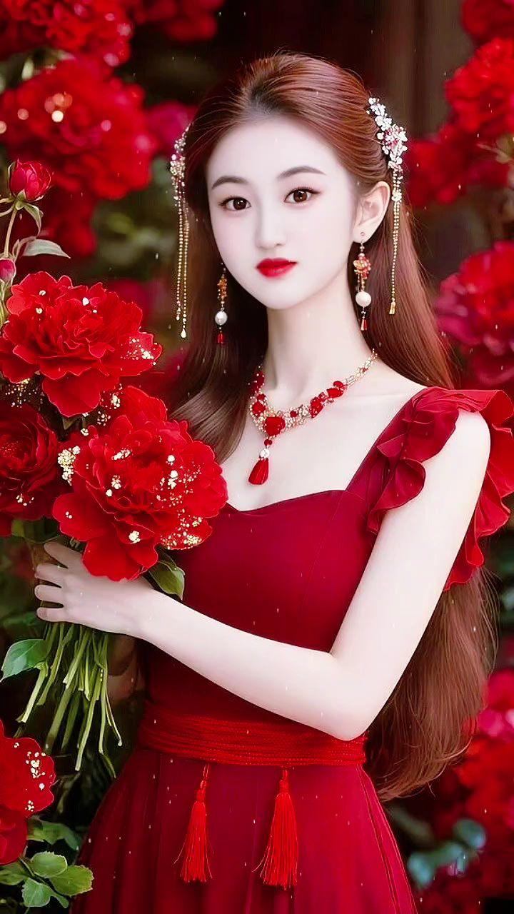 温柔浪漫鲜花造型 柔美花卉风格 百变花韵优雅美人 中式鲜花造型 优雅气质
