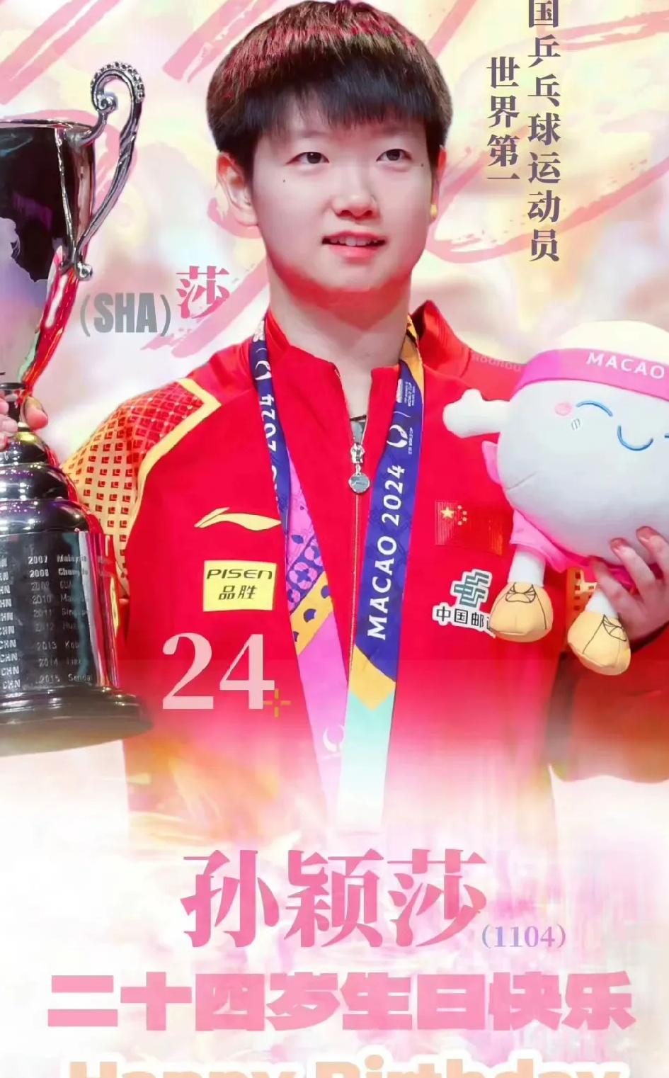 邱贻可不懂为啥那么多人喜欢孙颖莎。

我可太知道了。孙颖莎那是相当得民心啊。
