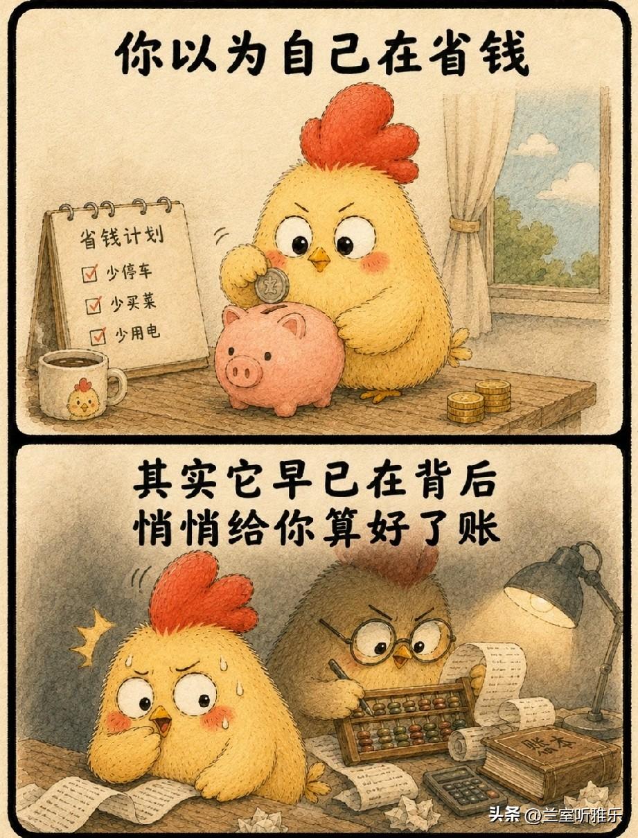 总想着精打细算省小钱，最后却亏了大钱，是不是很多人的真实写照？
 
为省5块停车