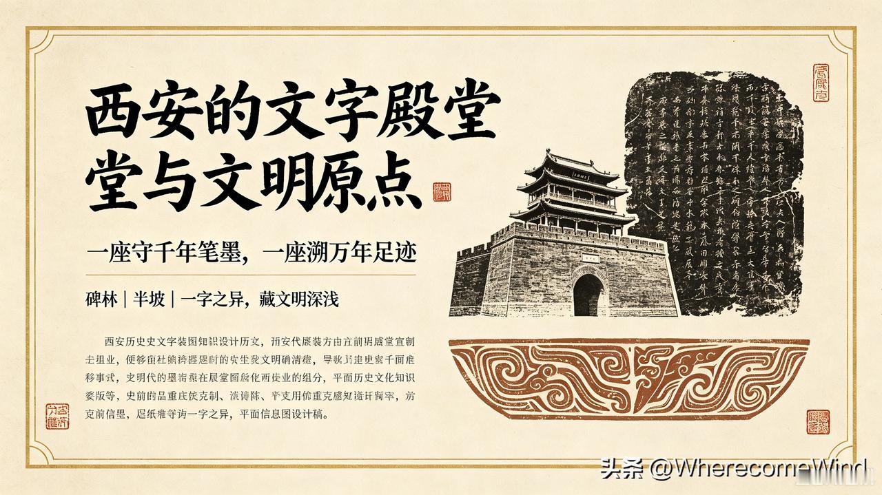 西安的文字殿堂与文明原点
 
西安藏着两座最“耐人品味”的收费博物馆，一座是承载