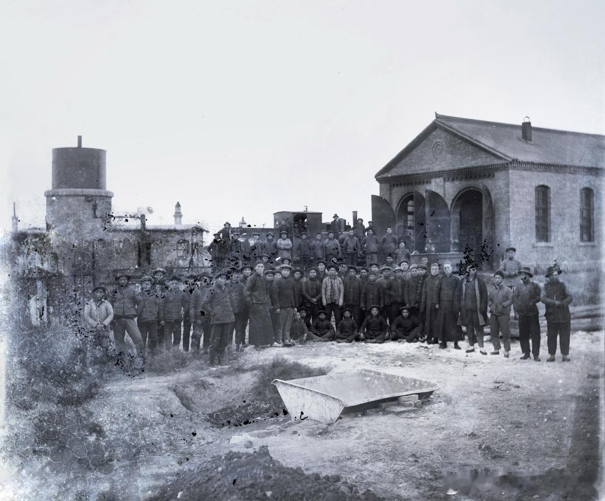 1922年9月安源路矿工人大罢工合影历史影像