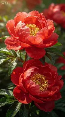 洛阳牡丹甲天下。春来谁作韶华主，总领群芳是牡丹。洛阳牡丹，国色天香，花中之王，誉