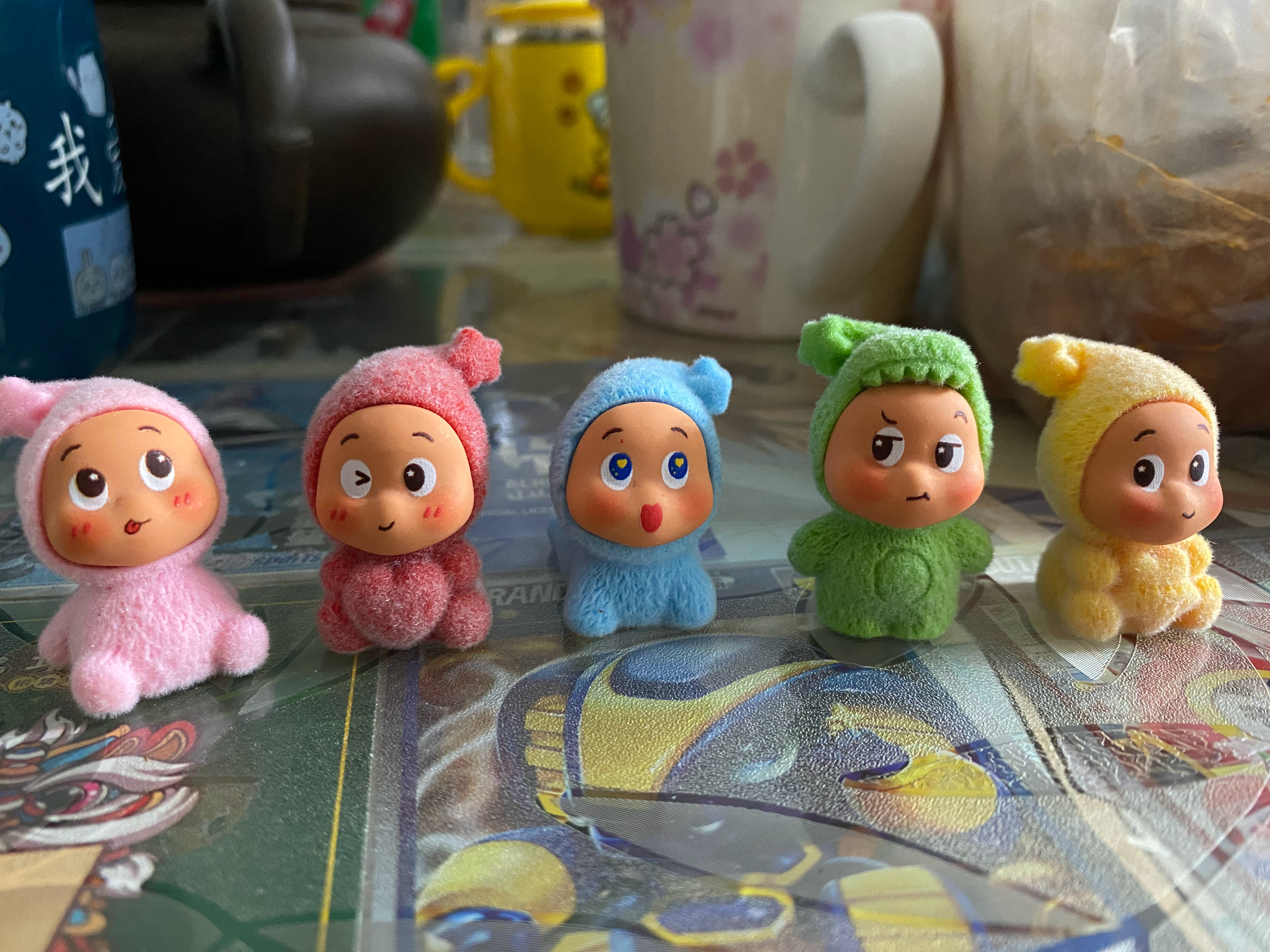 POP搶到冇曬貨，買d粒粒植絨擺下，做工又幾好喔😌星星人