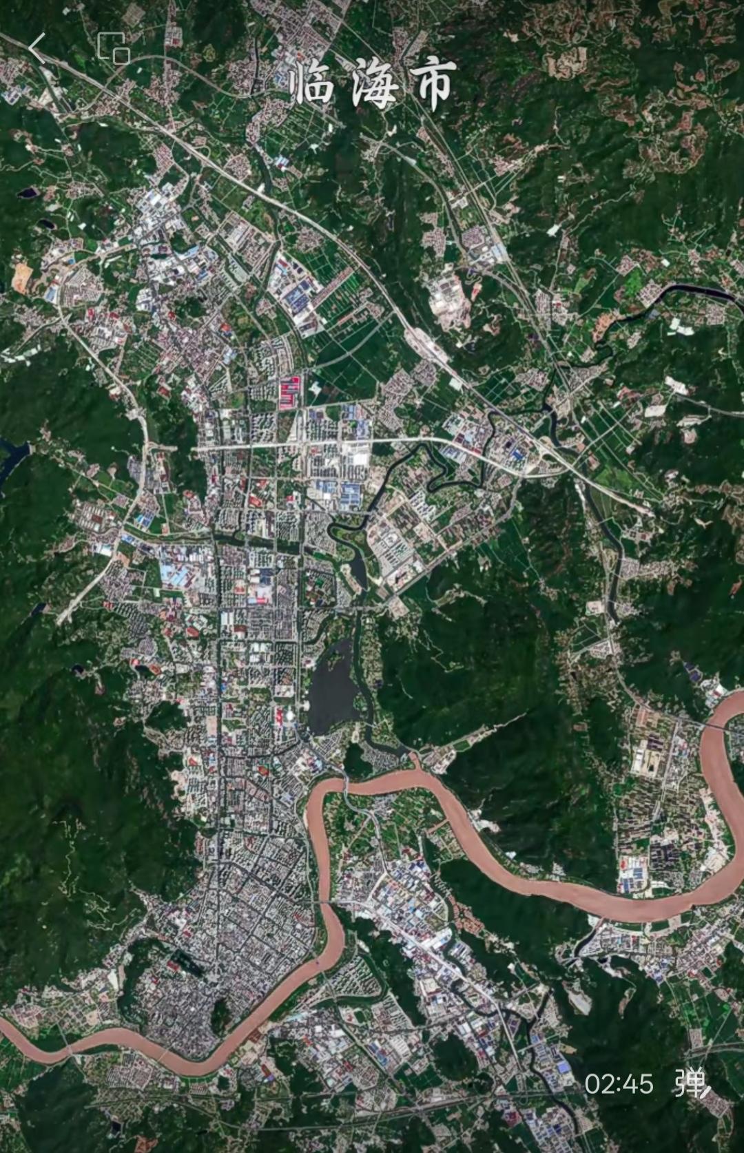 浙江省临海市高清卫星图