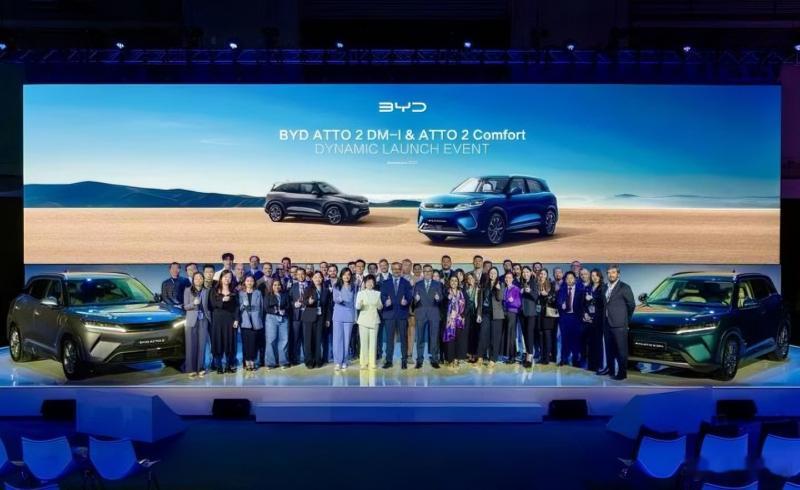 比亚迪Atto2 DM-i（国内的元UP）已经在西班牙上市了，这比国内版本还要早