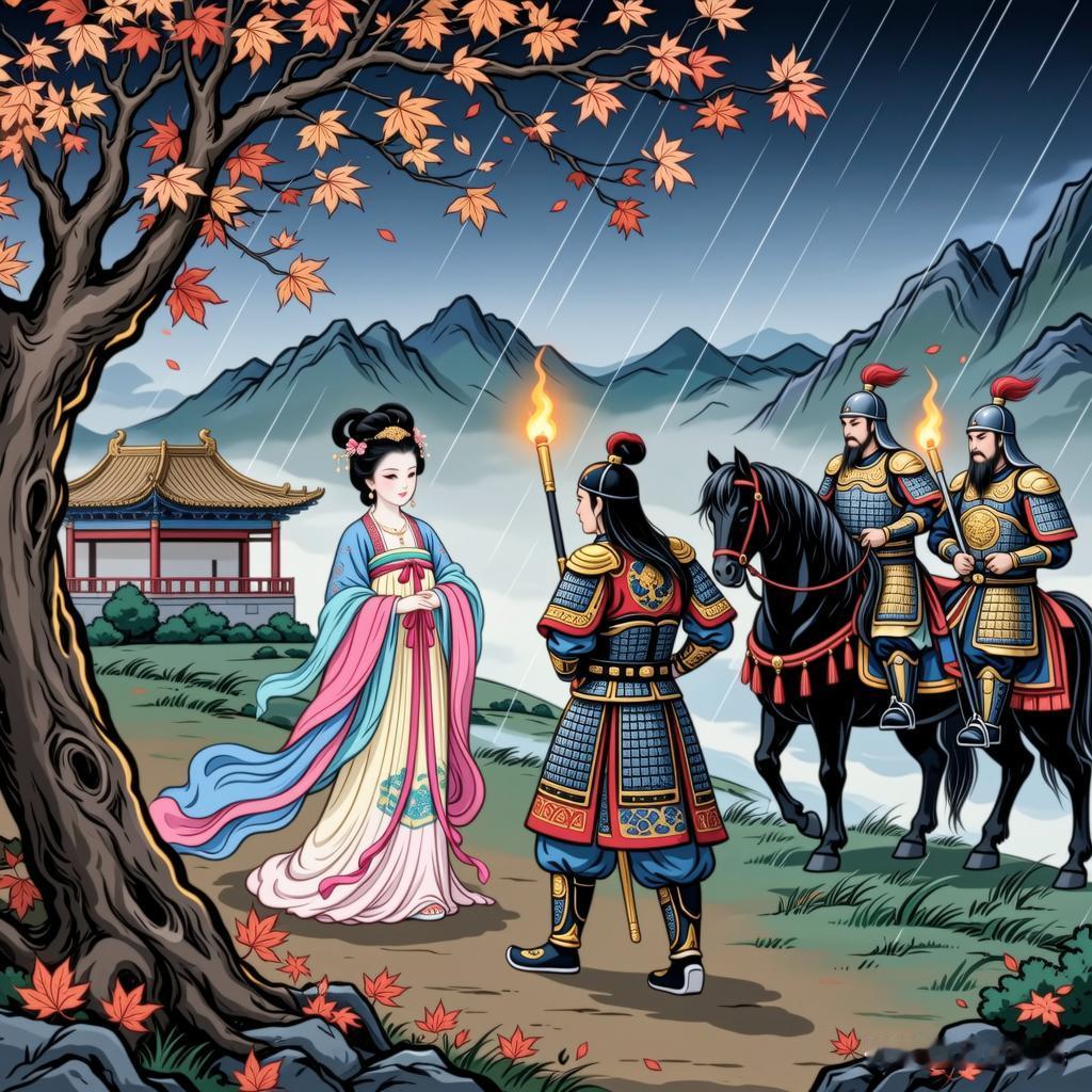 735年7月，唐玄宗李隆基女儿咸宜公主在洛阳大婚，杨玉环应邀参加。咸宜公主胞弟寿