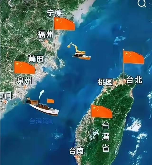 美国一直在拿台海搞事情，结果发现，台湾海峡不能进了，直接成为了中国的内海，要通过