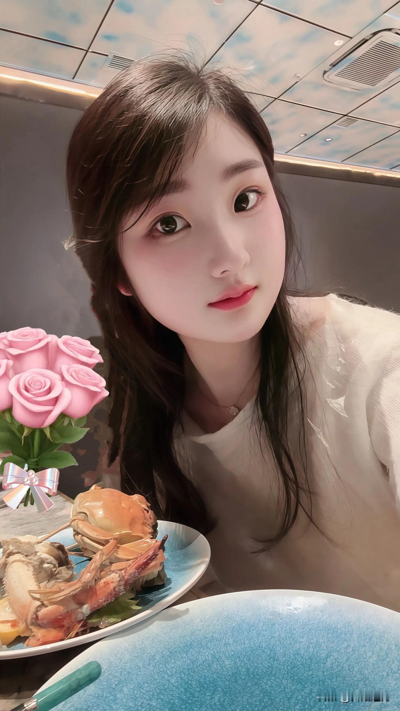 清新自然，清纯靓丽，活泼可爱，纯情温柔以上四种特质应该就是形容她这种女孩子的吧！