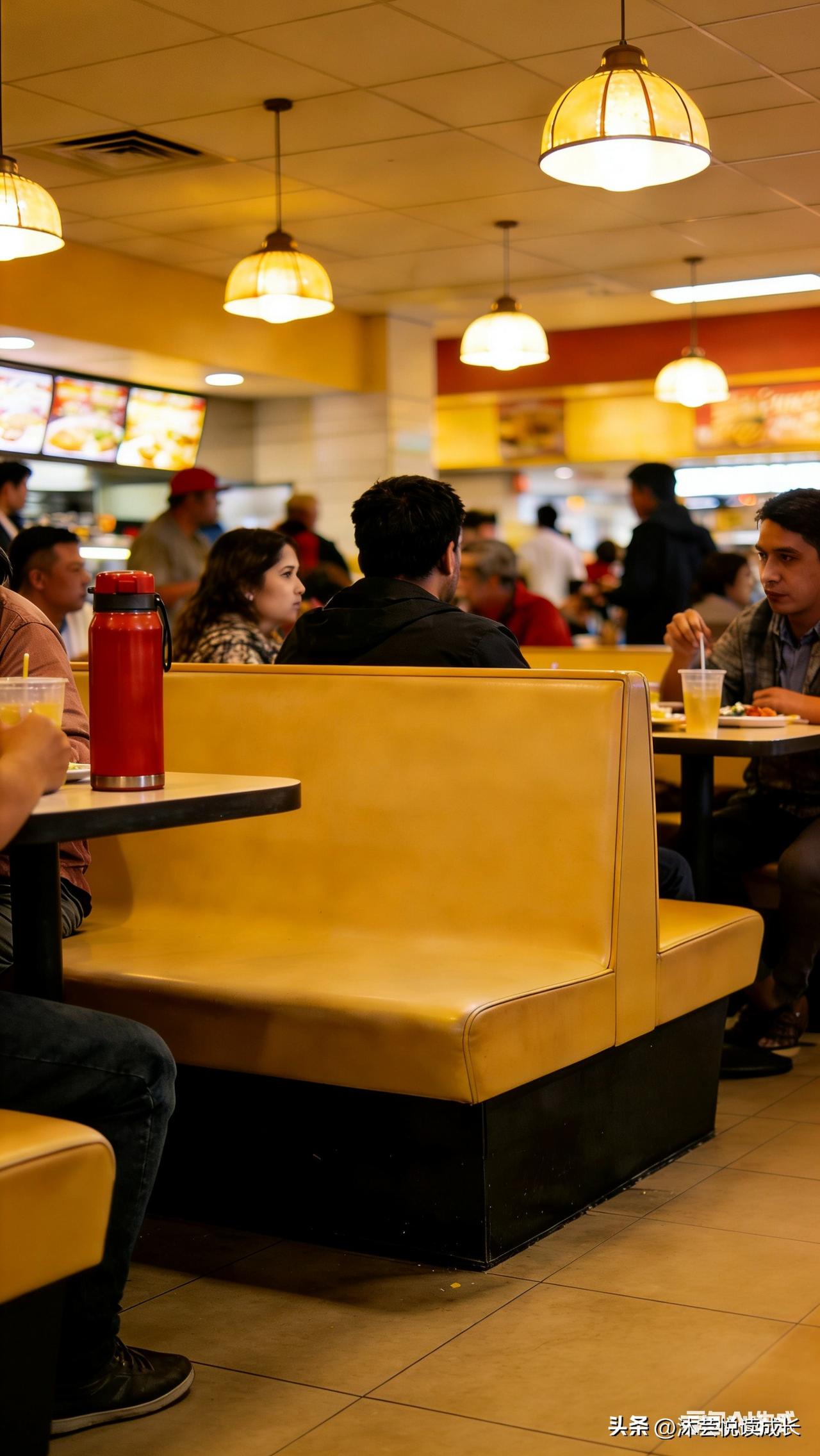 太暖了！
昨天，我一个人去医院看病，中午在美食街吃饭，人多座位特别紧张。
 
我