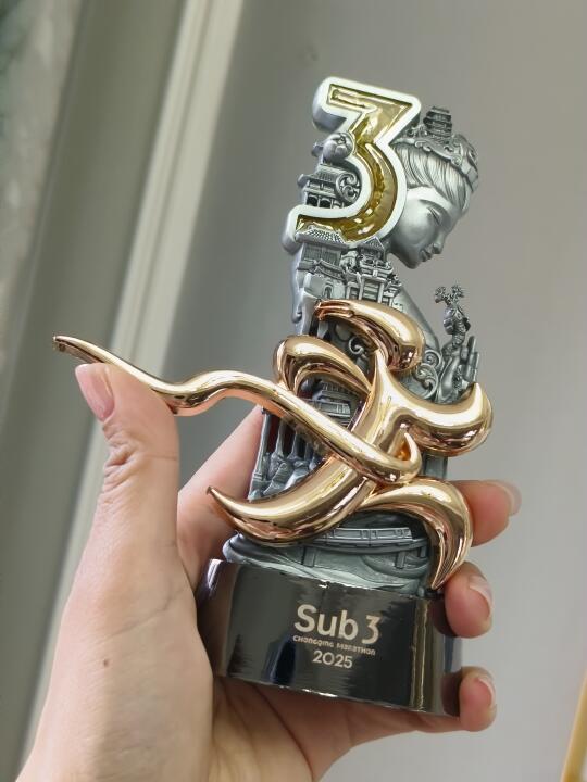 小金人拿到了！