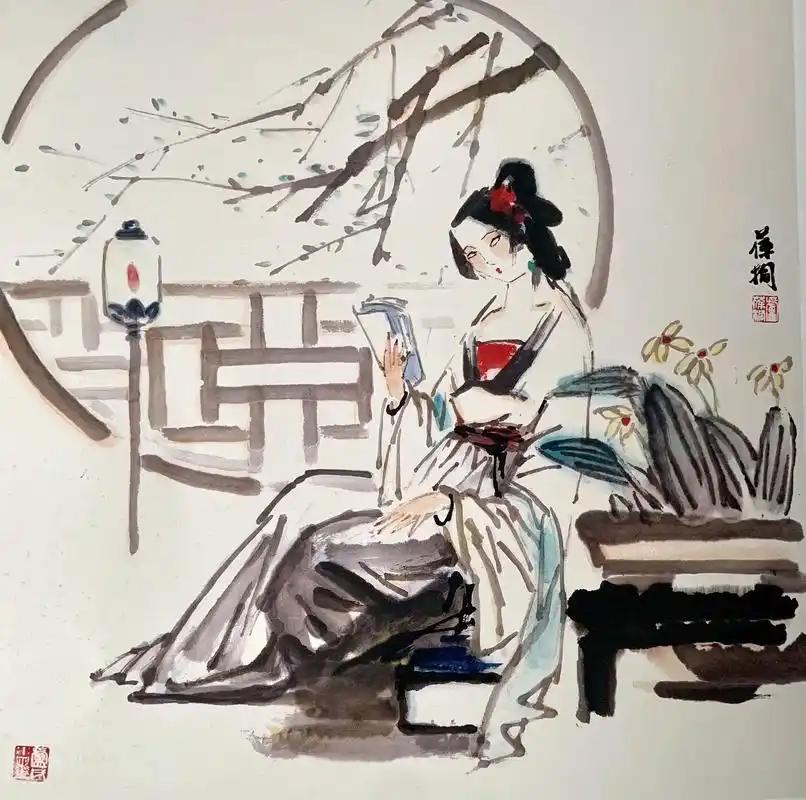 上联：挑灯夜阅东坡赋
下联：[玫瑰]

网络图片/诚谢侵删