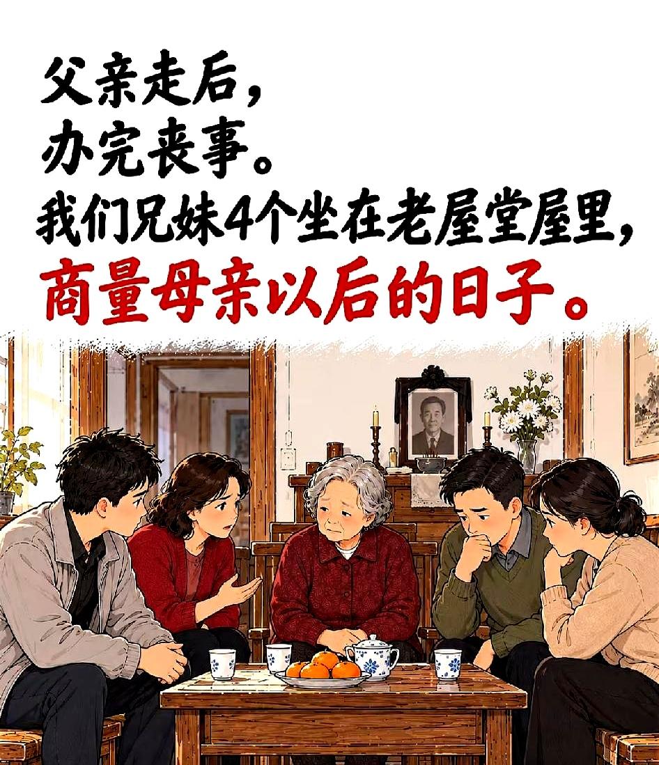 她把4个孩子拉扯大，到老了手里只剩一个包。
听着心酸，却一点不稀奇。

年轻那会