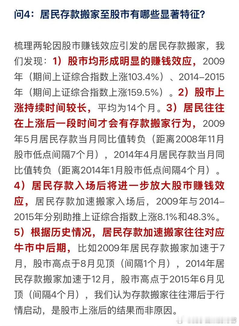 牛市还在，因为居民存款没有搬家 