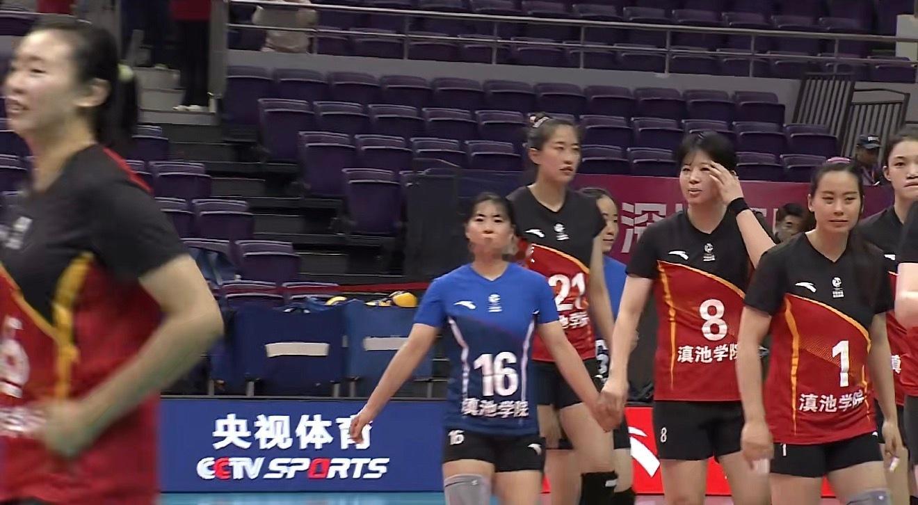 2025-2026中国女排超级联赛常规赛B级第四轮，云南滇池学院女排客场3-1（