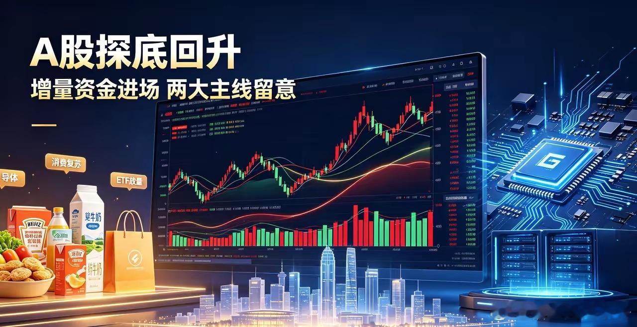 A股全市上涨个股超4400只探底回升放量反攻！4200只个股上涨，增量资金疯狂进