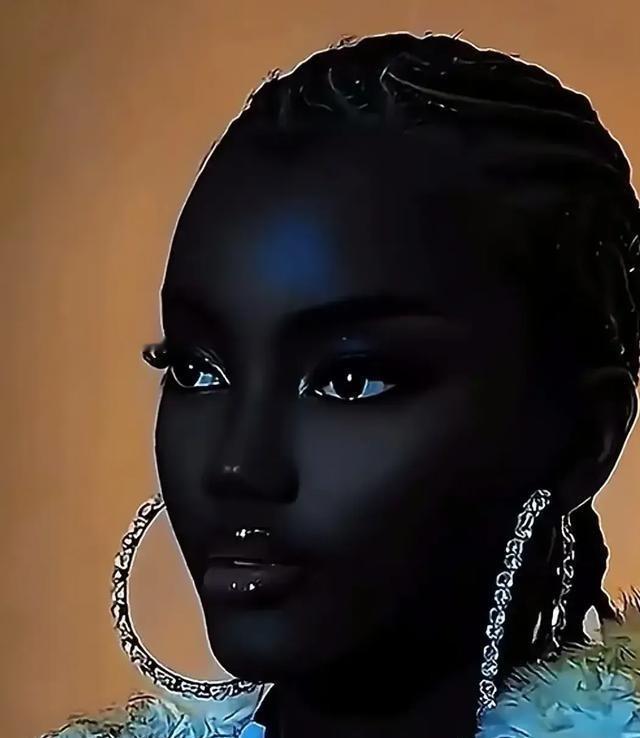 地球上最黑的民族。非洲南苏丹丁卡族人，黑皮肤、蓝眼睛，特别是蓝眼睛，可好看了！他