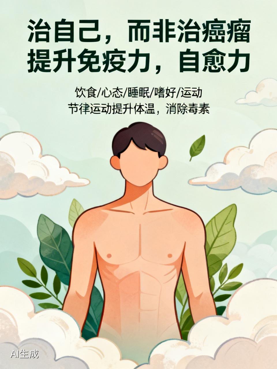 抗癌最好的治疗是研究如何改变和提升内环境。
头条里似乎看不到如何在这方面做努力的