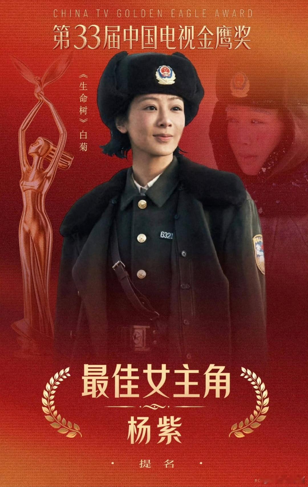 杨紫金鹰奖女主角高光片段杨紫的白菊，演得不炫技。高光片段里，她把哭戏压成呼吸，把