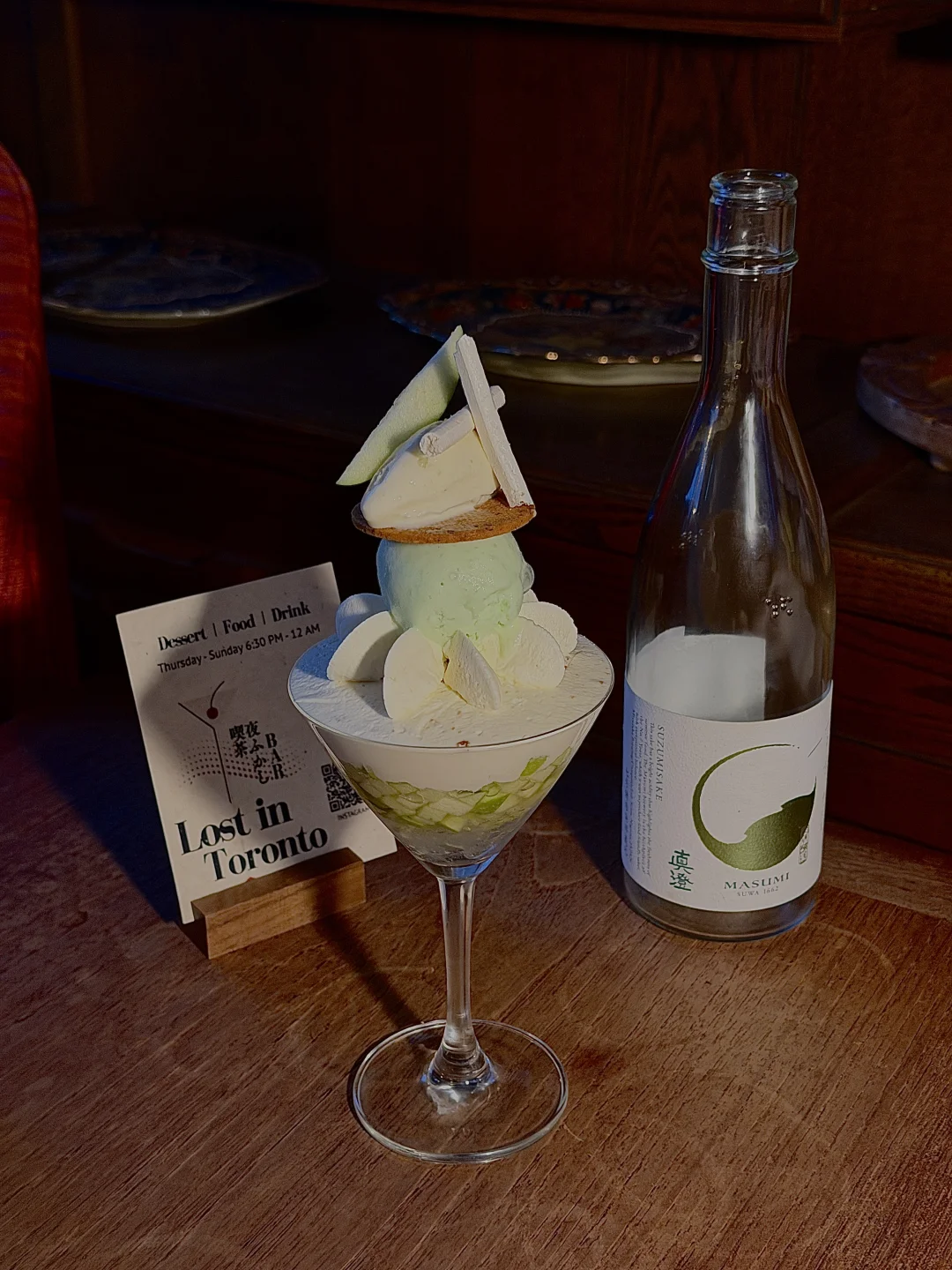 在多伦多的酒精夜芭菲里迷失了东京🖤