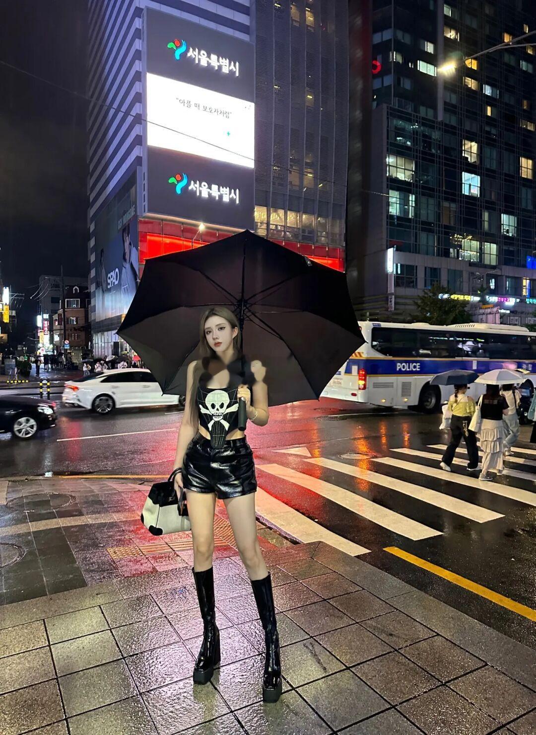 City walk 🌃in Seoul大雨也丝毫不影响