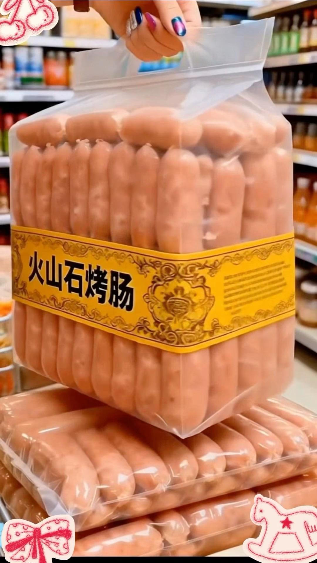 巨香烤肠来袭！肉香浓郁，外皮焦脆内里爆汁，一口沦陷，谁吃谁夸，闭眼囤！