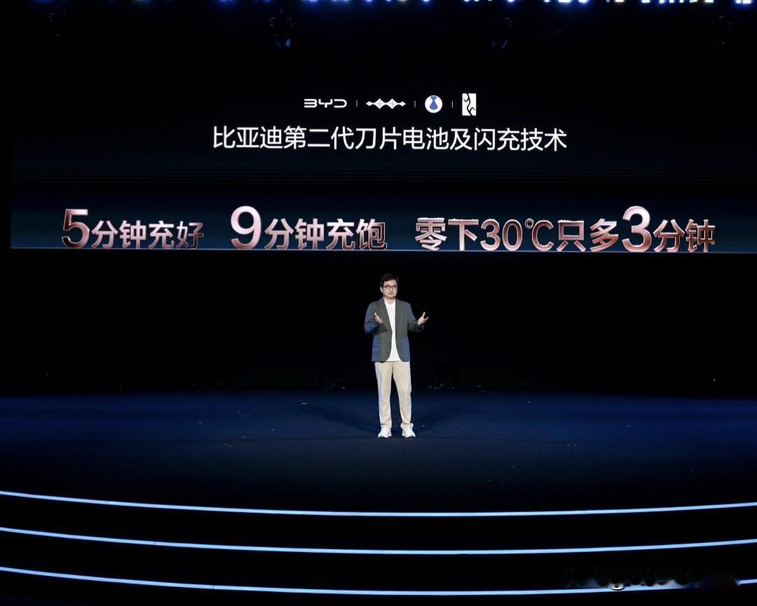 欧哥刚看完 比亚迪李云飞的现场答疑，我发现，硬核科技领跑闪充时代，并不是句空话，