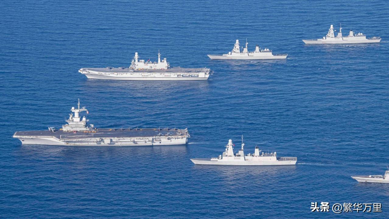 法国、意大利航母编队