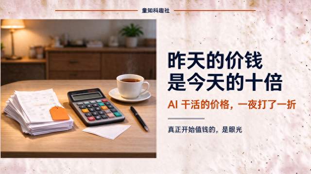 AI价格一夜打到一折，有人赚的那个差价没了